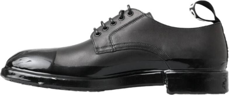 Dolce & Gabbana Elegante Derby Schoenen Black Heren