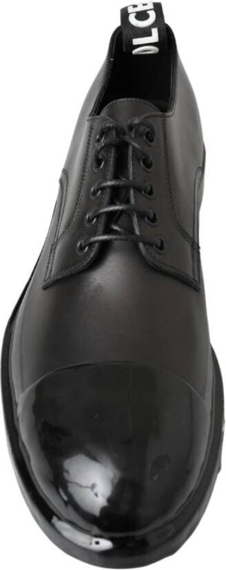 Dolce & Gabbana Elegante Derby Schoenen Black Heren