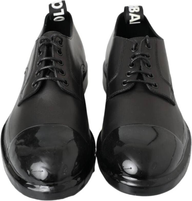 Dolce & Gabbana Elegante Derby Schoenen Black Heren