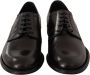 Dolce & Gabbana Zwarte Leren Derby Schoenen Gemaakt in Italië Black Heren - Thumbnail 57