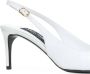 Dolce & Gabbana Elegante Hakken Sandalen White Dames - Thumbnail 9