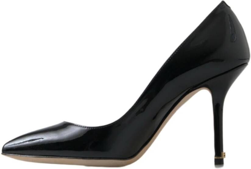 Dolce & Gabbana Elegante Lakleren Hakken Pumps Black Dames