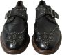 Dolce & Gabbana Elegante Monniksband Kalfsleren Schoenen Black Heren - Thumbnail 3