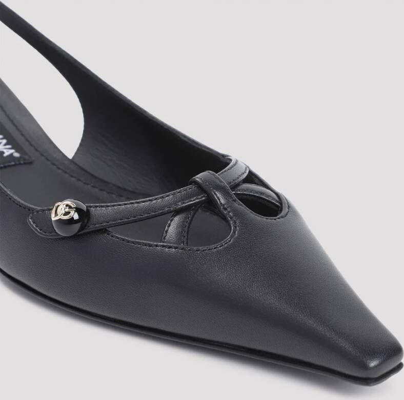 Dolce & Gabbana Elegante Slingback Pumps Black Dames