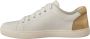 Dolce & Gabbana Elegante witte leren sneakers met gouden accenten White Dames - Thumbnail 3