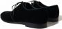 Dolce & Gabbana Elegante Zwarte Fluwelen Derby Schoenen Black Heren - Thumbnail 5