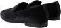 Dolce & Gabbana Elegante Zwarte Fluwelen Loafers Black Heren - Thumbnail 2