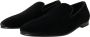 Dolce & Gabbana Elegante Zwarte Fluwelen Loafers Black Heren - Thumbnail 6