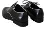 Dolce & Gabbana Elegante Zwarte Leren Derby Schoenen Black Heren - Thumbnail 5