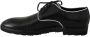 Dolce & Gabbana Elegante Zwarte Leren Derby Schoenen Black Heren - Thumbnail 6