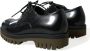 Dolce & Gabbana Klassieke Zwarte Leren Derby Schoenen Black Heren - Thumbnail 5