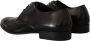 Dolce & Gabbana Elegante Zwarte Leren Derby Schoenen Black Heren - Thumbnail 4