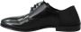 Dolce & Gabbana Elegante Zwarte Leren Derby Schoenen Black Heren - Thumbnail 9