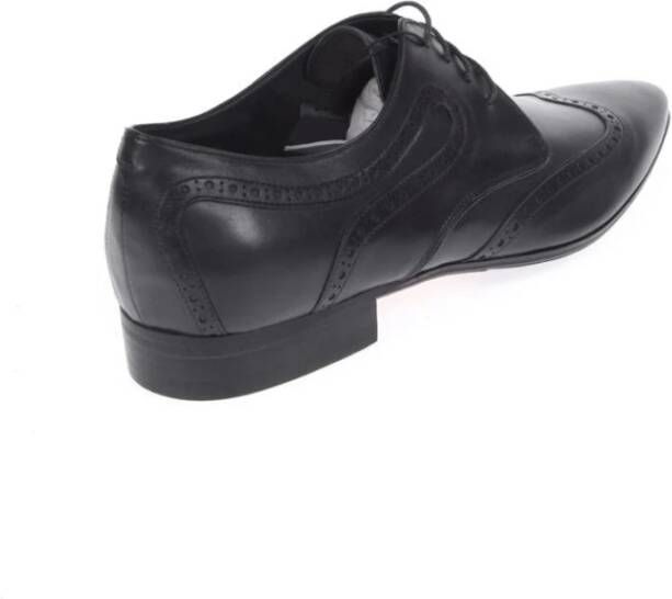 Dolce & Gabbana Elegante Zwarte Leren Schoudertas Black Heren