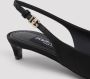 Dolce & Gabbana Logo-Geëmbosseerde Slingback Pumps Black Dames - Thumbnail 9