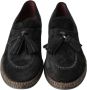 Dolce & Gabbana Zwarte Suède Leren Casual Espadrilles Schoenen Black Heren - Thumbnail 6