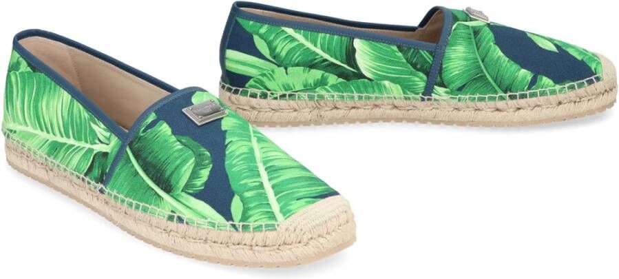 Dolce & Gabbana Espadrilles Green Heren