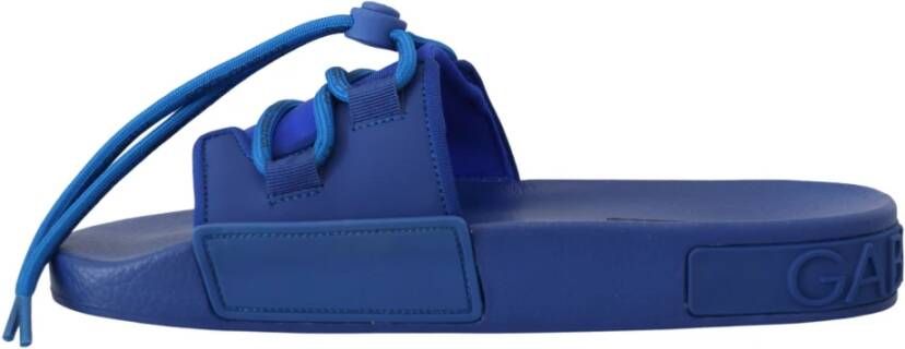 Dolce & Gabbana Flip Flops Blauw Heren