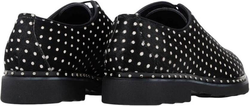 Dolce & Gabbana Formele Derby-schoenen met ponyhaar Black Heren