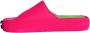 Dolce & Gabbana Fuchsia Groene Rubberen Slides Sandalen Pink Heren - Thumbnail 5