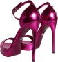 Dolce & Gabbana Fuchsia Keira Hakken Sandalen Purple Dames - Thumbnail 4