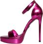 Dolce & Gabbana Fuchsia Keira Hakken Sandalen Purple Dames - Thumbnail 5