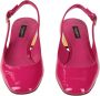 Dolce & Gabbana Fuchsia Leren Pumps met Band Pink Dames - Thumbnail 8