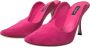 Dolce & Gabbana Fuchsia Suède Hakken Sandalen Pink Dames - Thumbnail 3