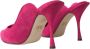 Dolce & Gabbana Fuchsia Suède Hakken Sandalen Pink Dames - Thumbnail 4