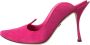 Dolce & Gabbana Fuchsia Suède Hakken Sandalen Pink Dames - Thumbnail 5