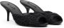 Dolce & Gabbana Geborduurde Hak Ciabatta Sandalen Black Dames - Thumbnail 2