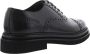 Dolce & Gabbana Premium Zwart Leren Oxford Veterschoenen Black Heren - Thumbnail 4