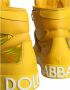 Dolce & Gabbana Geel Wit Leren High-Top Sneakers Yellow Dames - Thumbnail 10