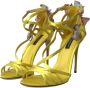 Dolce & Gabbana Gele Butterfly Applique Stiletto Sandalen Yellow Dames - Thumbnail 4