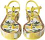 Dolce & Gabbana Gele Citroen Beachwear Flats Sandalen Yellow Dames - Thumbnail 2