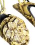 Dolce & Gabbana Gele exotische leren enkelband hakken sandalen schoenen Multicolor Dames - Thumbnail 8