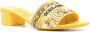 Dolce & Gabbana Gele geborduurde majolica sandalen Yellow Dames - Thumbnail 9