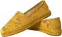 Dolce & Gabbana Gele Kant Espadrille Loafers Platte Schoenen Yellow Dames - Thumbnail 12