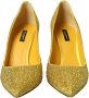 Dolce & Gabbana Gele Kristal Hakken Pumps Schoenen Yellow Dames - Thumbnail 10