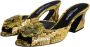 Dolce & Gabbana Gele Leren Blokhak Muiltjes Schoenen Yellow Dames - Thumbnail 3