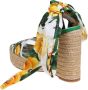 Dolce & Gabbana Gele Rozen Sleehak Sandalen Yellow Dames - Thumbnail 4