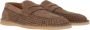 Dolce & Gabbana Geperforeerde bruine suède loafers Brown Heren - Thumbnail 2