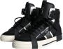 Dolce & Gabbana Geperforeerde hoge sneakers met logo Black Heren - Thumbnail 3