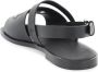 Dolce & Gabbana Gestikte DG Logo Sandalen Black Heren - Thumbnail 2