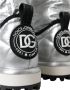 Dolce & Gabbana Zilver Metallic Logo Patch Mid-Calf Laarzen Gray - Thumbnail 13