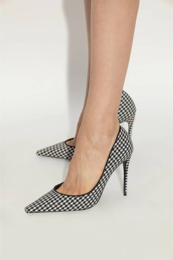 Dolce & Gabbana Gestippelde stiletto's Black Dames