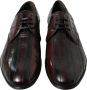 Dolce & Gabbana Gestreepte leren Derby formele schoenen Multicolor Heren - Thumbnail 4