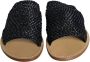 Dolce & Gabbana Gevlochten Raffia Slides in Beige Black Heren - Thumbnail 3