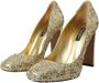 Dolce & Gabbana Gouden Kristal Pailletten Hakken Pumps Yellow Dames - Thumbnail 9