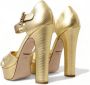 Dolce & Gabbana Gouden Kristal Platform Sandalen Yellow Dames - Thumbnail 4